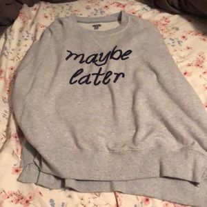 Comfy Oversized “Maybe Later” Aerie Sweater